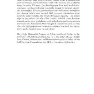 خرید و دانلود نسخه کامل کتاب Shari‘a, Inshallah: Finding God in Somali Legal Politics