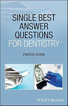 خرید و دانلود نسخه کامل کتاب Single Best Answer Questions for Dentistry_6a62e20ecd22e.jpeg خرید و دانلود نسخه کامل کتاب Single Best Answer Questions for Dentistry - تصویر 1