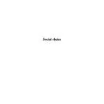 خرید و دانلود نسخه کامل کتاب Social Choice: A Framework for Collective Decisions and Individual Judgements