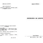 خرید و دانلود نسخه کامل کتاب Sociologia do Direito I