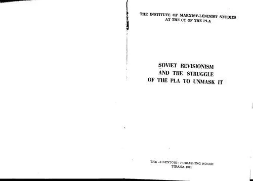 خرید و دانلود نسخه کامل کتاب Soviet revisionism and the struggle of the PLA to unmask it_68e7cca569dcb.jpeg خرید و دانلود نسخه کامل کتاب Soviet revisionism and the struggle of the PLA to unmask it