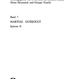 خرید و دانلود نسخه کامل کتاب Spinoza II. Dieu