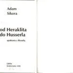 خرید و دانلود نسخه کامل کتاب Spotkania z Filozofią. Od Heraklita do Husserla
