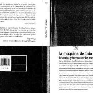 خرید و دانلود نسخه کامل کتاب Storytelling: la máquina de contar historias y formatear las mentes