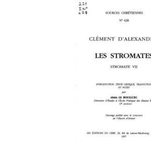 خرید و دانلود نسخه کامل کتاب Stromate VII