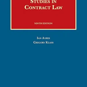 خرید و دانلود نسخه کامل کتاب 
Studies in Contract Law 9th Edition