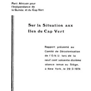 خرید و دانلود نسخه کامل کتاب Sur la Situation aux Iles du Cap Vert