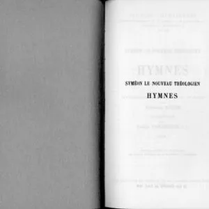 خرید و دانلود نسخه کامل کتاب Syméon le Nouveau Théologien : Hymnes I-XV, tome I