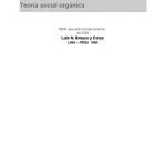 خرید و دانلود نسخه کامل کتاب Teoría social orgánica