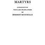 خرید و دانلود نسخه کامل کتاب The Acts of the Christian Martyrs