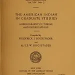 خرید و دانلود نسخه کامل کتاب The American Indian in graduate studies : a bibliography of theses and dissertations