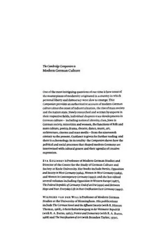 خرید و دانلود نسخه کامل کتاب The Cambridge Companion to Modern German Culture_68e5d2db6c9d0.jpeg خرید و دانلود نسخه کامل کتاب The Cambridge Companion to Modern German Culture