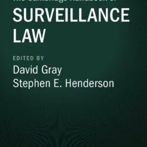 خرید و دانلود نسخه کامل کتاب The Cambridge Handbook Of Surveillance Law
