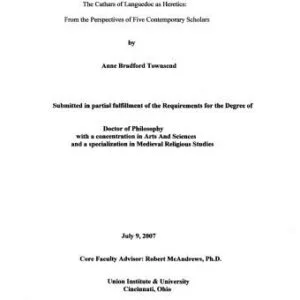 خرید و دانلود نسخه کامل کتاب The Cathars of Languedoc as Heretics: From the Perspectives of Five Contemporary Scholars