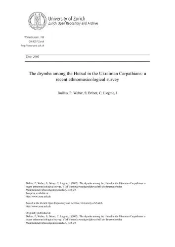 خرید و دانلود نسخه کامل کتاب The drymba among the Hutsul in the Ukrainian Carpathians: a recent ethnomusicological survey_68e64e7a537fe.jpeg خرید و دانلود نسخه کامل کتاب The drymba among the Hutsul in the Ukrainian Carpathians: a recent ethnomusicological survey