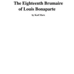 خرید و دانلود نسخه کامل کتاب The Eighteenth Brumaire of Louis Bonaparte