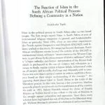خرید و دانلود نسخه کامل کتاب The Function of Islam in the South African Political Process: Defining a Community in a Nation