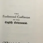 خرید و دانلود نسخه کامل کتاب The Fundamental Constitution of the English Government
