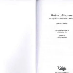 خرید و دانلود نسخه کامل کتاب The Land of Remorse. A Study of Southern Italian Tarantism
