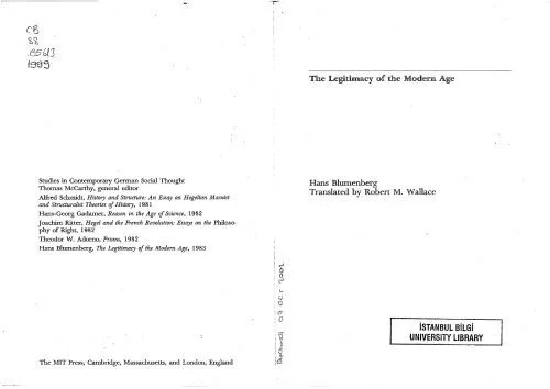 خرید و دانلود نسخه کامل کتاب The Legitimacy of the Modern Age (Studies in Contemporary German Social Thought)_68ff59153dcf9.jpeg خرید و دانلود نسخه کامل کتاب The Legitimacy of the Modern Age (Studies in Contemporary German Social Thought)