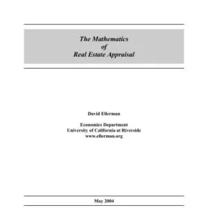خرید و دانلود نسخه کامل کتاب The Mathematics of Real Estate Appraisal
