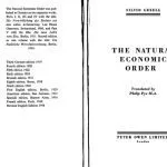 خرید و دانلود نسخه کامل کتاب The Natural Economic Order