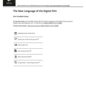 خرید و دانلود نسخه کامل کتاب The New Language of the Digital Film