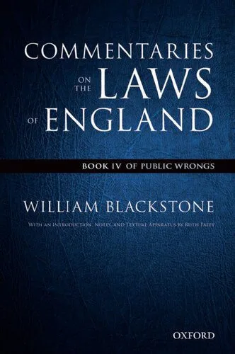 خرید و دانلود نسخه کامل کتاب The Oxford Edition of Blackstone’s Commentaries on the Laws of England: Book IV — Of Public Wrongs_69096fe5c53e3.jpeg خرید و دانلود نسخه کامل کتاب The Oxford Edition of Blackstone’s Commentaries on the Laws of England: Book IV — Of Public Wrongs