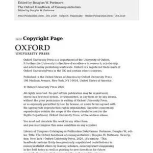 خرید و دانلود نسخه کامل کتاب The Oxford Handbook of Consequentialism