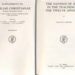 خرید و دانلود نسخه کامل کتاب The Sayings of Jesus in the Teaching of the Twelve Apostles