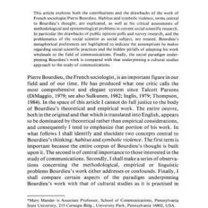 خرید و دانلود نسخه کامل کتاب The Sociology Of Culture And Cultural Studies A Critique