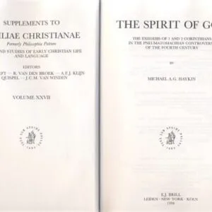 خرید و دانلود نسخه کامل کتاب The Spirit of God: The Exegesis of 1 and 2 Corinthians in the Pneumatomachian Controversy of the Fourth Century