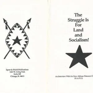 خرید و دانلود نسخه کامل کتاب The Struggle Is For Land and Socialism! An Interview With the New Afrikan Prisoners Organization (N.A.P.O.)