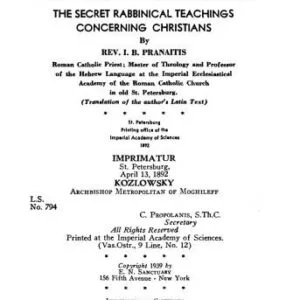 خرید و دانلود نسخه کامل کتاب The Talmud Unmasked: The Secret Rabbinical Teachings Concerning Christians