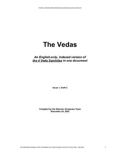 خرید و دانلود نسخه کامل کتاب The Vedas – An English-only, indexed version of the 4 Veda Samhitas in one document_68cf352e1c9c4.jpeg خرید و دانلود نسخه کامل کتاب The Vedas – An English-only, indexed version of the 4 Veda Samhitas in one document