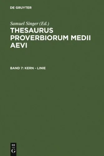 خرید و دانلود نسخه کامل کتاب Thesaurus proverbiorum medii aevi, Band 7: Kern – Linie_68e5d5126cbd7.jpeg خرید و دانلود نسخه کامل کتاب Thesaurus proverbiorum medii aevi, Band 7: Kern – Linie
