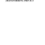 خرید و دانلود نسخه کامل کتاب Transforming Privacy: A Transpersonal Philosophy of Rights