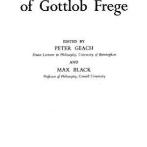 خرید و دانلود نسخه کامل کتاب Translations from the Philosophical Writings of Gottlob Frege
