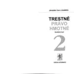 خرید و دانلود نسخه کامل کتاب Trestné právo hmotné. Zväzek 2.: Osobitná časť