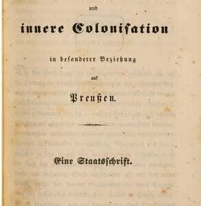 خرید و دانلود نسخه کامل کتاب Über Auswanderung und innere Colonisation in besonderer Beziehung auf Preußen. Eine Staatsschrift