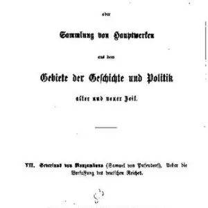 خرید و دانلود نسخه کامل کتاب Über die Verfassung des deutschen Reiches