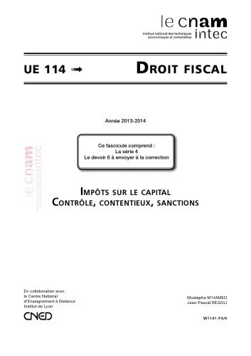 خرید و دانلود نسخه کامل کتاب UE 114 Droit fiscal Série 4_692089587d172.jpeg خرید و دانلود نسخه کامل کتاب UE 114 Droit fiscal Série 4
