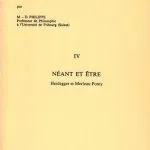 خرید و دانلود نسخه کامل کتاب Une philosophie de l’être est-elle encore possible ? Fascicule IV : Heidegger et Merleau Ponty
