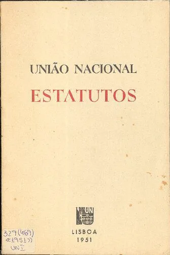 خرید و دانلود نسخه کامل کتاب União Nacional. Estatutos_68e885a104346.jpeg خرید و دانلود نسخه کامل کتاب União Nacional. Estatutos