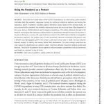 خرید و دانلود نسخه کامل کتاب Using the Pandemic as a Pretext: Voter Absenteeism in the 2020 Elections in Romania