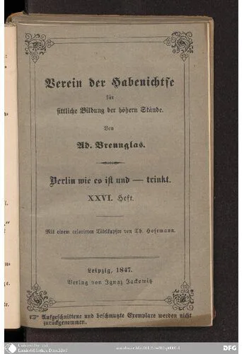 خرید و دانلود نسخه کامل کتاب Verein der Habenichtse für sittliche Bildung der höheren Stände_68f8788358968.jpeg خرید و دانلود نسخه کامل کتاب Verein der Habenichtse für sittliche Bildung der höheren Stände