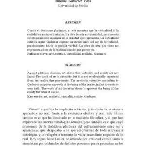 خرید و دانلود نسخه کامل کتاب virtualidad estetica y realidad