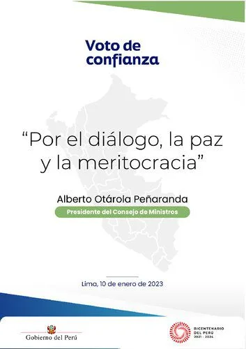 خرید و دانلود نسخه کامل کتاب Voto de confianza “por el diálogo, la paz y la meritocracia” : Política General de Gobierno 2023-2024_68e6b53226359.jpeg خرید و دانلود نسخه کامل کتاب Voto de confianza “por el diálogo, la paz y la meritocracia” : Política General de Gobierno 2023-2024