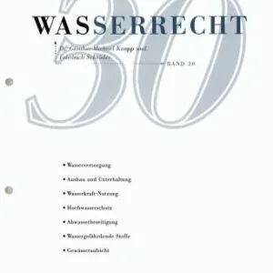 خرید و دانلود نسخه کامل کتاب Wasserrecht : Band 30