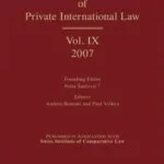 خرید و دانلود نسخه کامل کتاب Yearbook of Private International Law: Volume IX, 2007